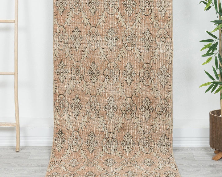 Orange Runner Rug 10' 10" x 2' 6" | No. VR30838