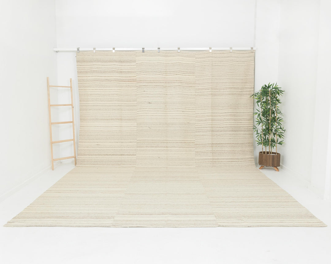Beige Kilim Rug 10' 2" x 13' 7" | No. VR52132