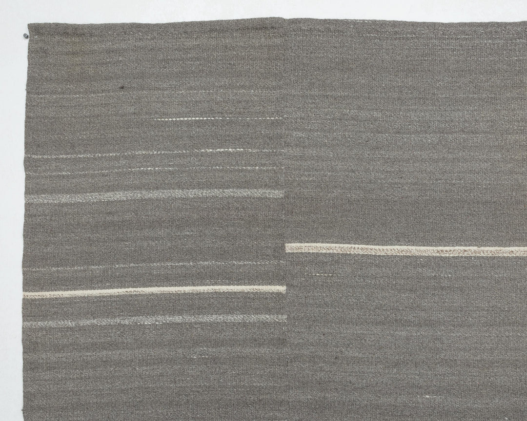 Gray Kilim Rug 9' 5" x 13' 2" | No. VR91887