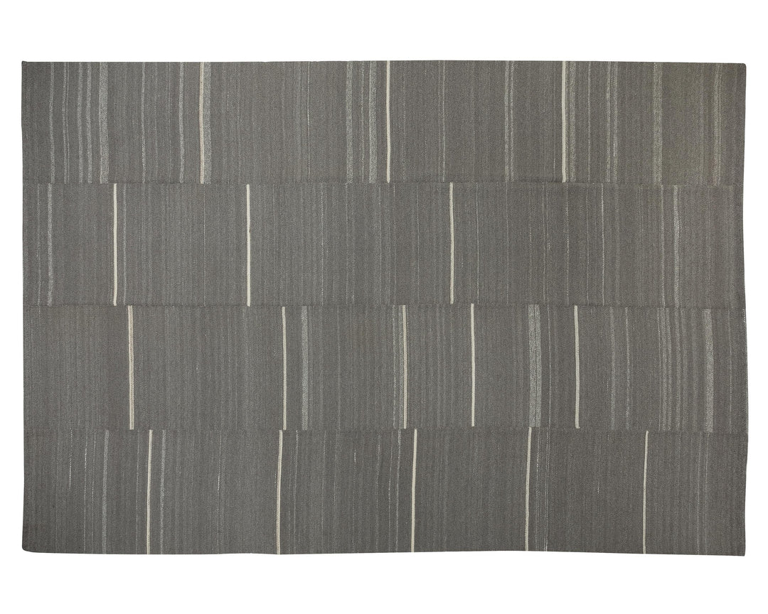 Gray Kilim Rug 9' 5" x 13' 2" | No. VR91887