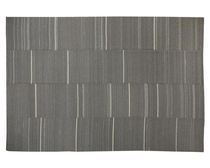 Gray Kilim Rug 9' 5" x 13' 2" | No. VR91887