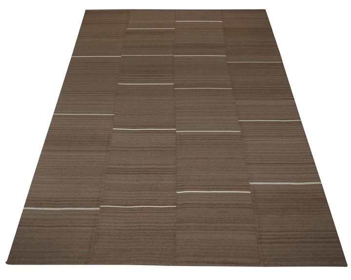 Brown Kilim Rug 9' 6" x 13' 6" | No. VR51422