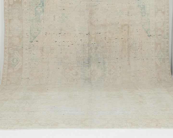 Beige Oushak Rug 9' 6" x 12' 2" | No. VR57867
