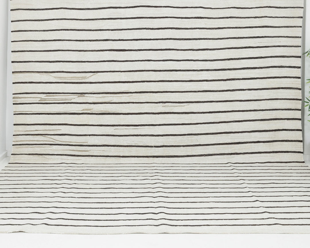 Black Kilim Rug 11' x 12' 6" | No. VR48387