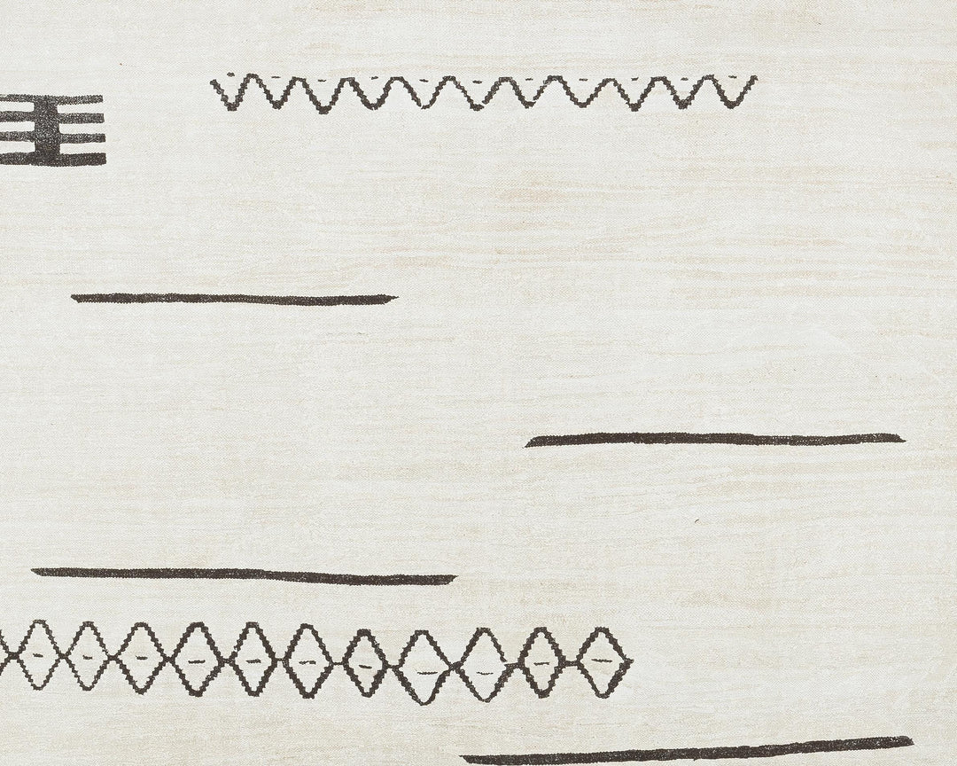 White Kilim Rug 8' x 12' 4" | No. VR41784