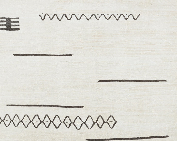 White Kilim Rug 8' x 12' 4" | No. VR41784