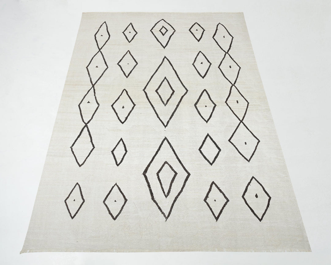 Black Kilim Rug 9' 10" x 13' 10" | No. VR49904