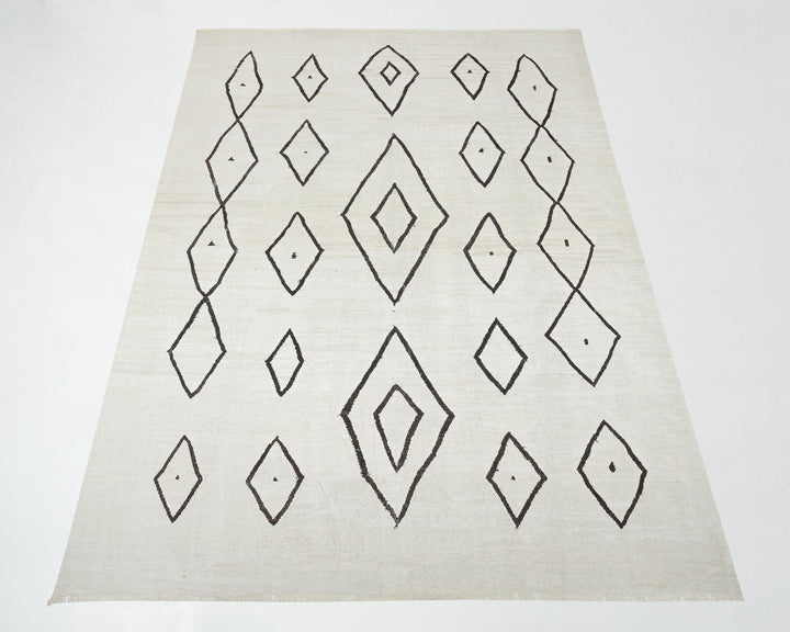 Black Kilim Rug 9' 10" x 13' 10" | No. VR49904