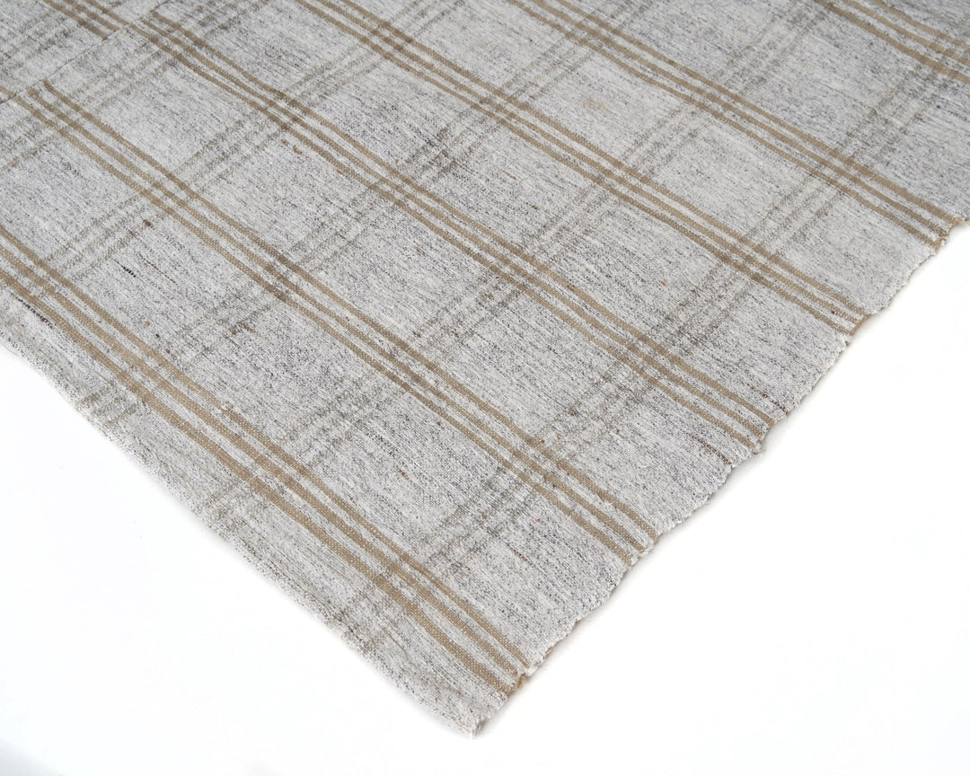 Gray Kilim Rug 6' 4" x 9' 10" | No. VR18451