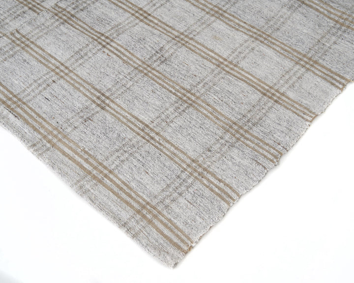 Gray Kilim Rug 6' 4" x 9' 10" | No. VR18451