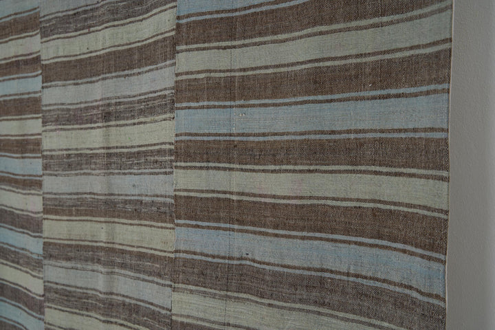 Brown Kilim Rug 5' 10" x 11' 1" | No. VR41155