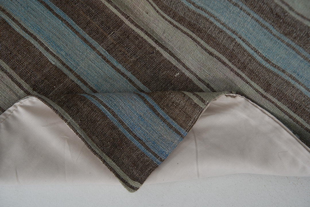 Brown Kilim Rug 5' 10" x 11' 1" | No. VR41155