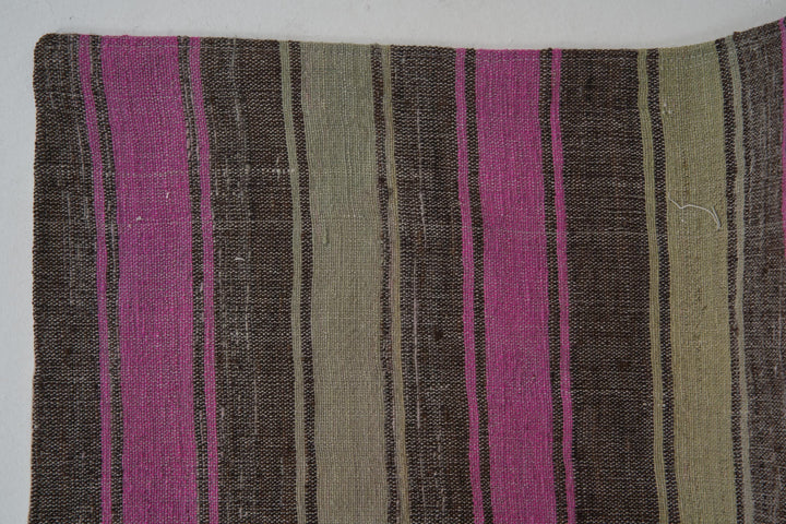 Brown Kilim Rug 5' 10" x 11' 1" | No. VR41155