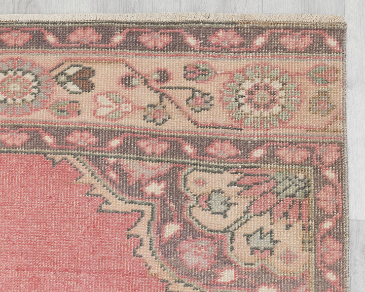 Pink Runner Rug 3' 2" x 12' 5" | No. VR65165