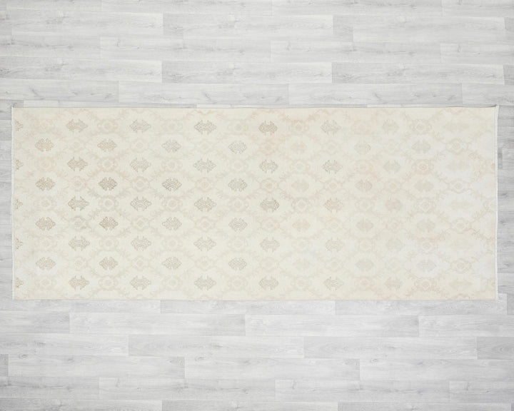 Neutral Oushak Rug 3' 8" x 9' | No. VR14799