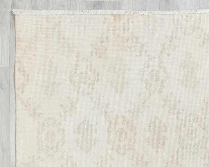 Neutral Oushak Rug 3' 8" x 9' | No. VR14799