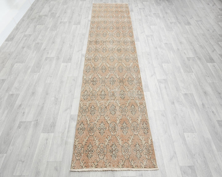 Orange Runner Rug 10' 10" x 2' 6" | No. VR30838