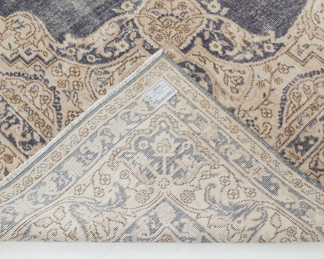 Blue Oushak Rug 7' 6" x 10' 8" | No. VR81468