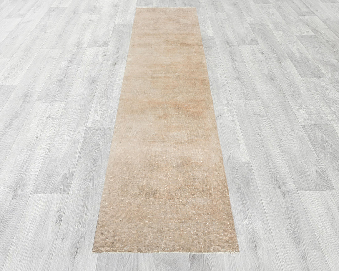 Beige Runner Rug 3' 1" x 12' 7" | No. VR78045