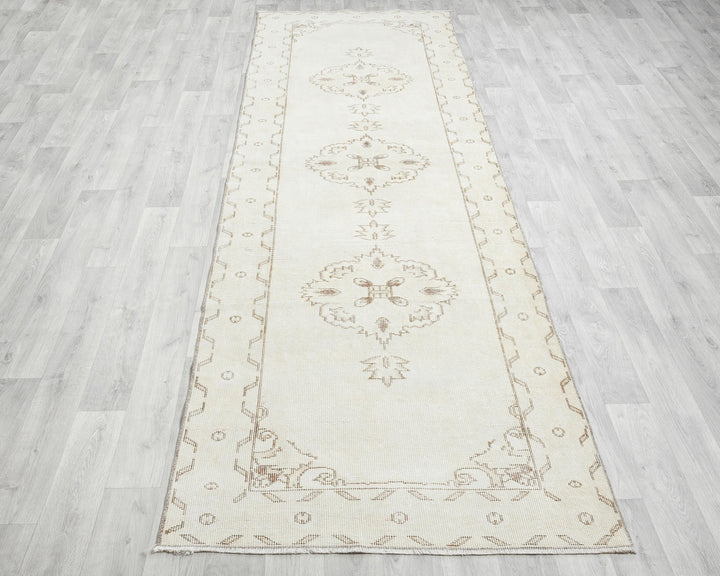 Beige Runner Rug 3' 5" x 11' 4" | No. VR75966
