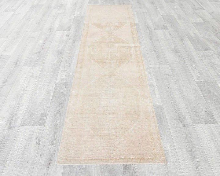 Beige Runner Rug 11' x 3' 7" | No. VR10881