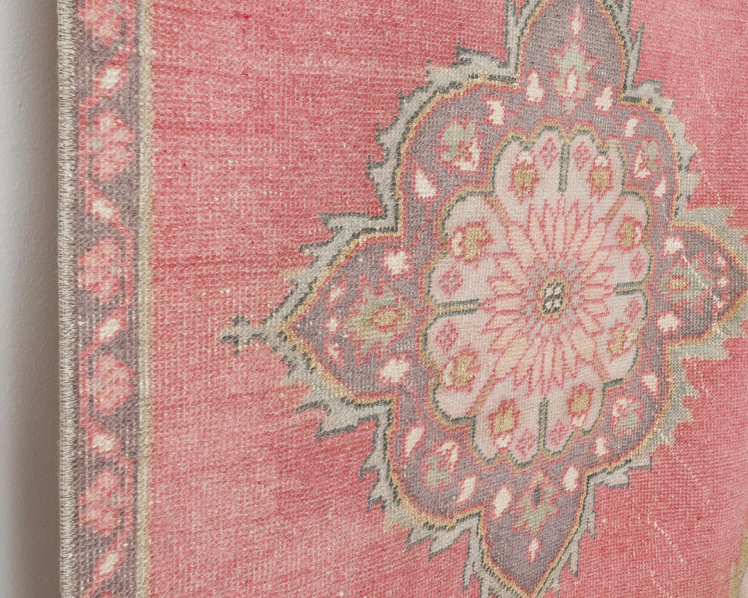 Pink Runner Rug 3' 2" x 12' 5" | No. VR65165