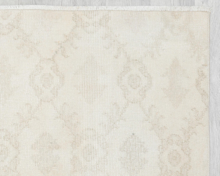 Neutral Oushak Rug 3' 8" x 9' | No. VR14799