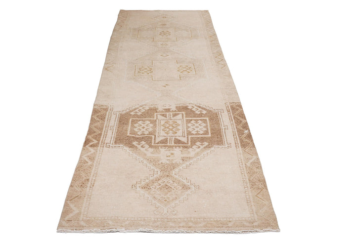 Beige Runner Rug 3' 5" x 11' 7" | No. VR30742