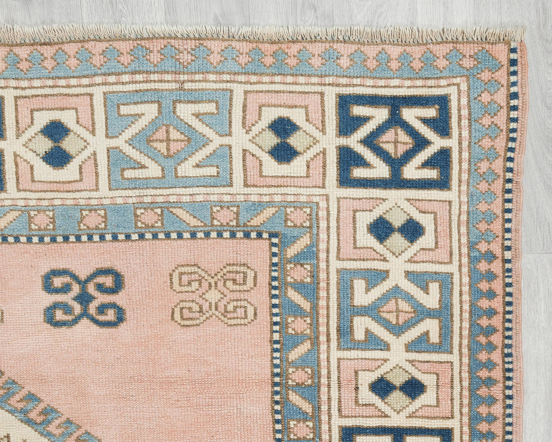 Pink Oushak Rug 5' 7" x 8' 2" | No. VR45931