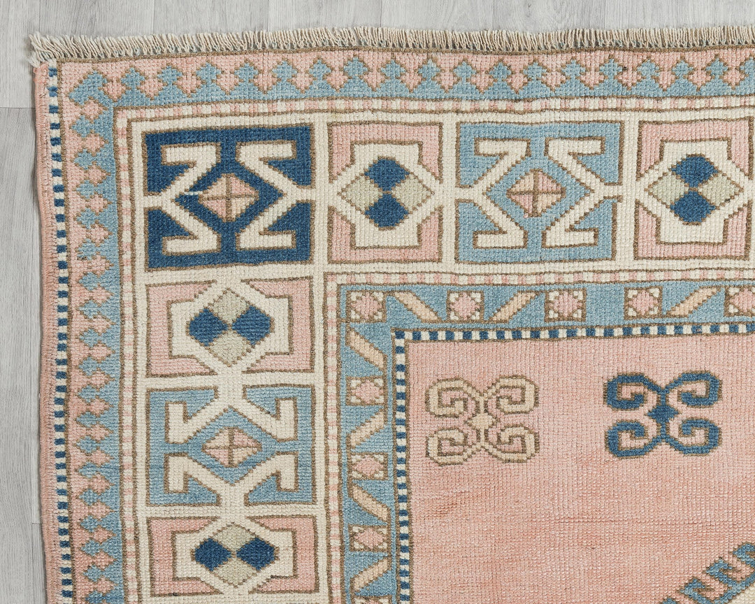 Pink Oushak Rug 5' 7" x 8' 2" | No. VR45931