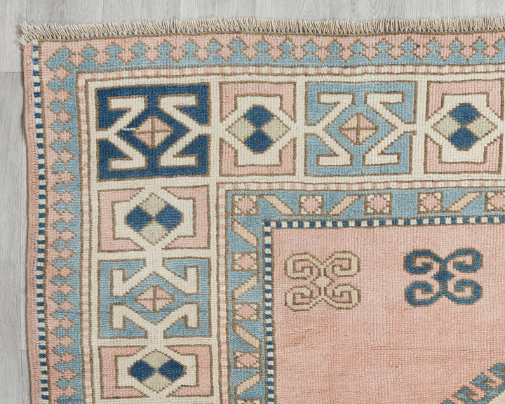 Pink Oushak Rug 5' 7" x 8' 2" | No. VR45931