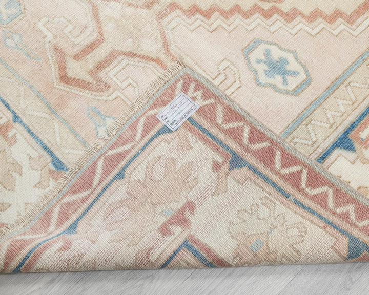 Beige Oushak Rug 5' 1" x 7' 8" | No. VR39824