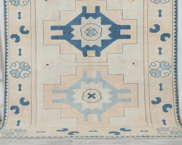 Beige Oushak Rug 5' 7" x 7' 10" | No. VR11602