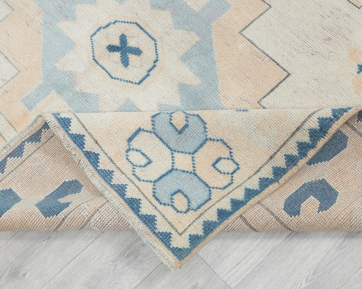 Beige Oushak Rug 5' 7" x 7' 10" | No. VR11602