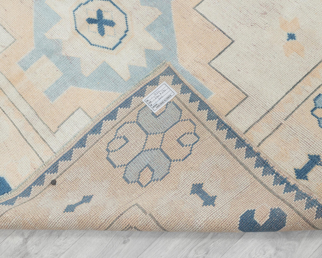 Beige Oushak Rug 5' 7" x 7' 10" | No. VR11602
