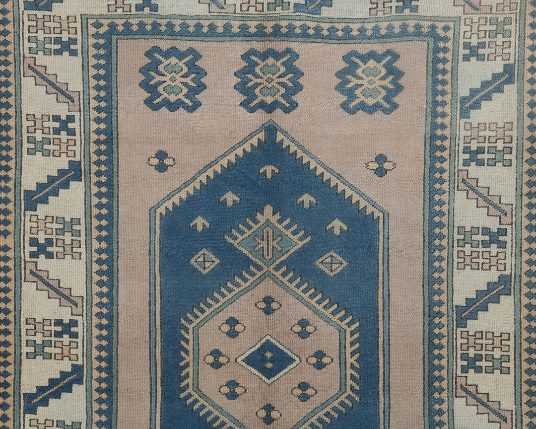 Neutral Oushak Rug 9' 2" x 6' 1" | No. VR94700