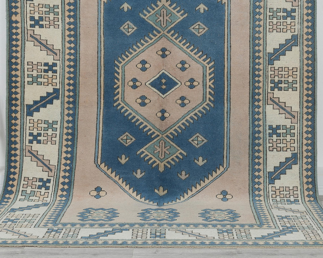 Neutral Oushak Rug 9' 2" x 6' 1" | No. VR94700