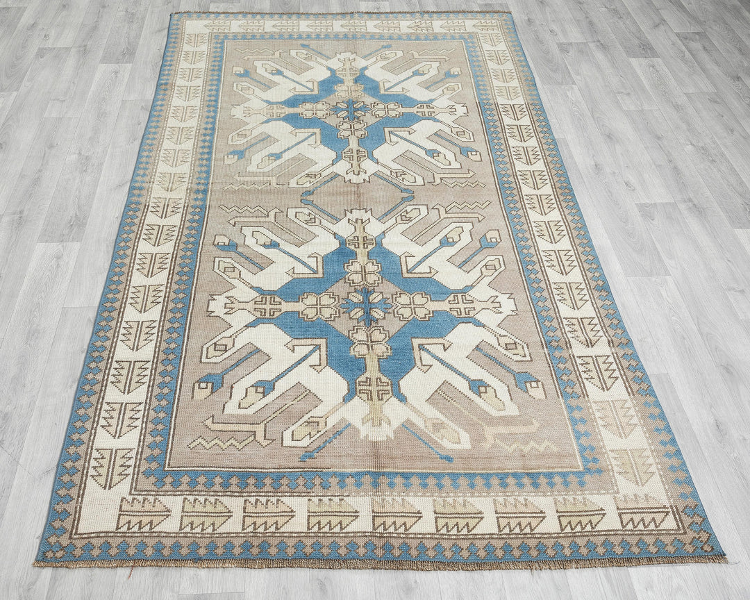Muted Oushak Rug 8' 4" x 6' 5" | No. VR10531