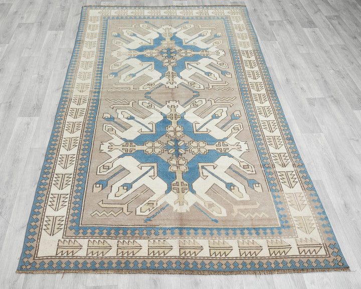 Muted Oushak Rug 8' 4" x 6' 5" | No. VR10531