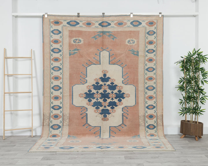 Pastel Oushak Rug 6' 7" x 8' 10" | No. VR51668