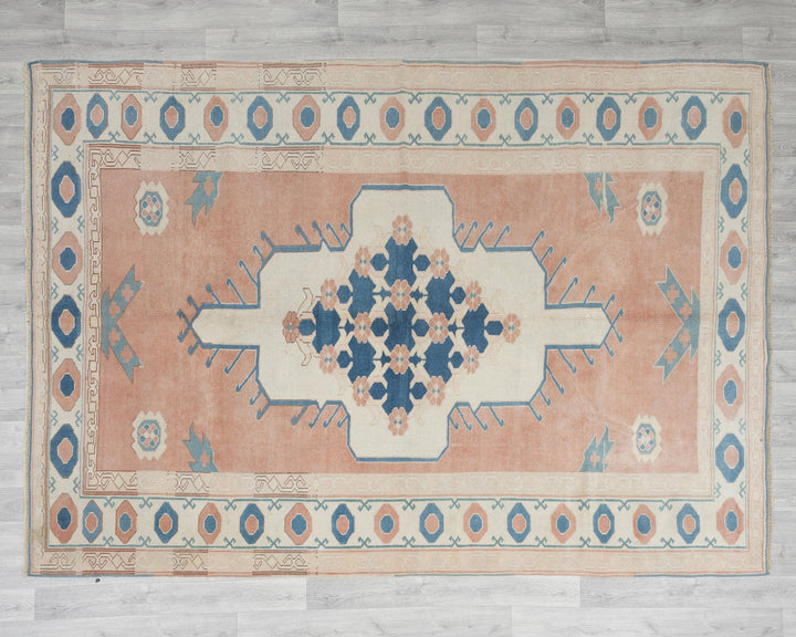 Pastel Oushak Rug 6' 7" x 8' 10" | No. VR51668