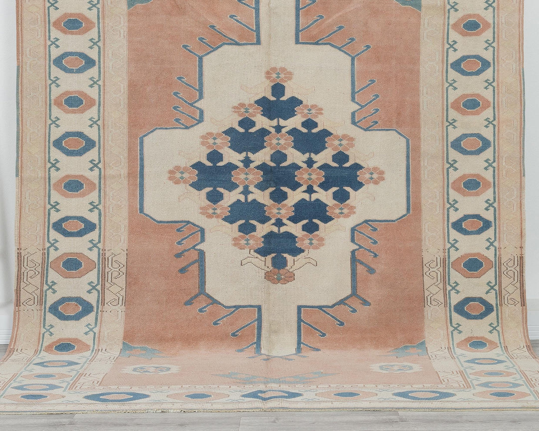 Pastel Oushak Rug 6' 7" x 8' 10" | No. VR51668