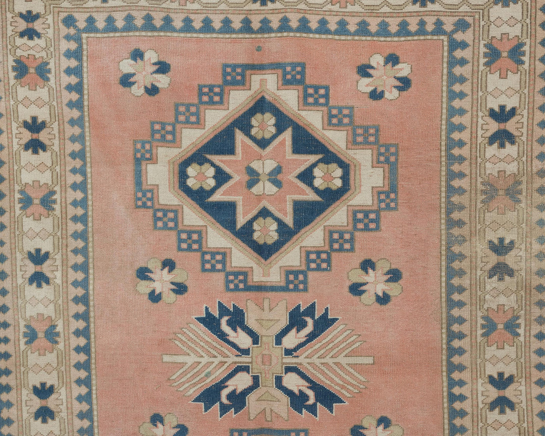 Pink Oushak Rug 8' 8" x 5' 10" | No. VR99774