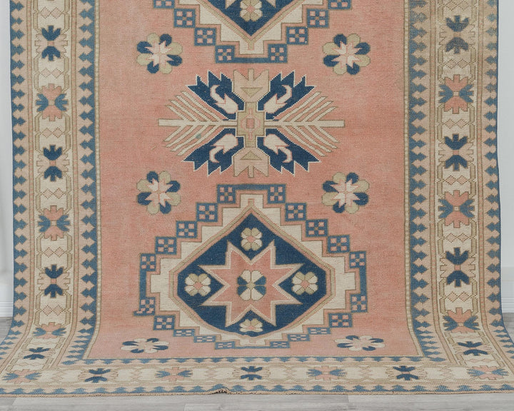 Pink Oushak Rug 8' 8" x 5' 10" | No. VR99774