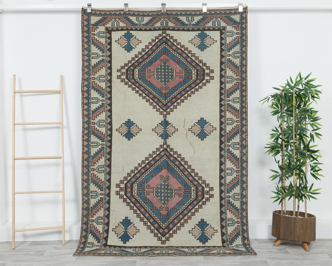 Rust Oushak Rug 7' 7" x 4' 9" | No. VR27674