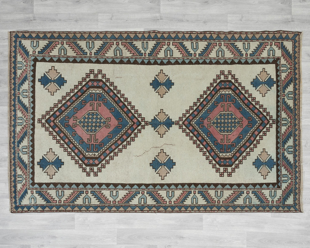 Rust Oushak Rug 7' 7" x 4' 9" | No. VR27674