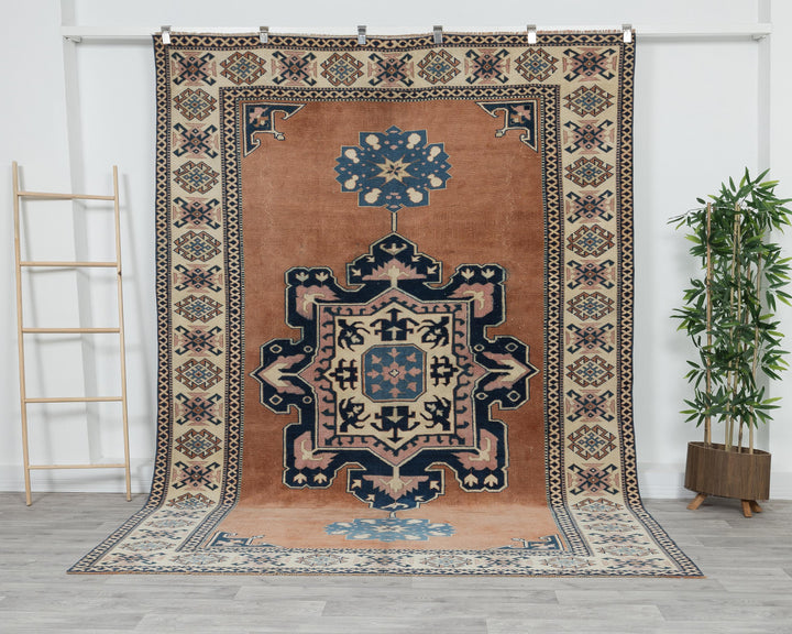 Oushak Rug 9' 9" x 6' 11" | No. VR49542