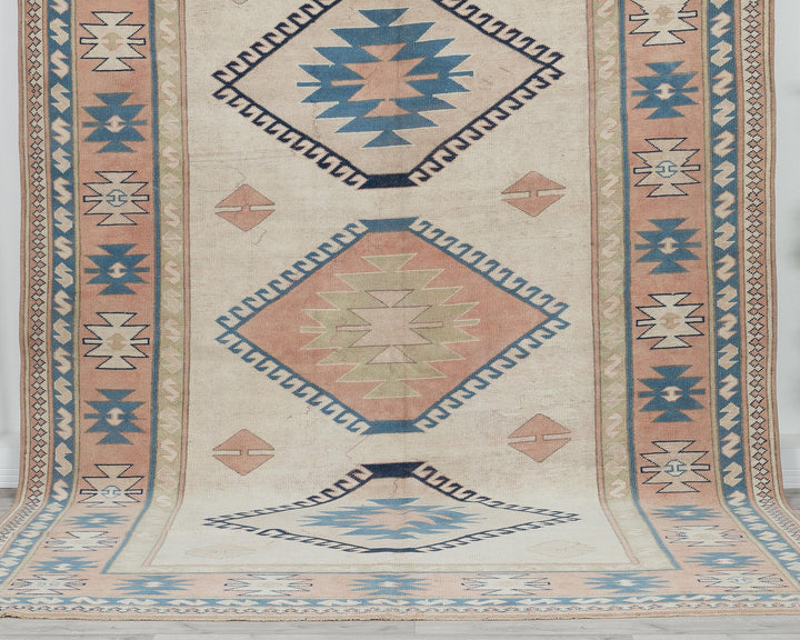Neutral Oushak Rug 7' 1" x 9' 11" | No. VR57328