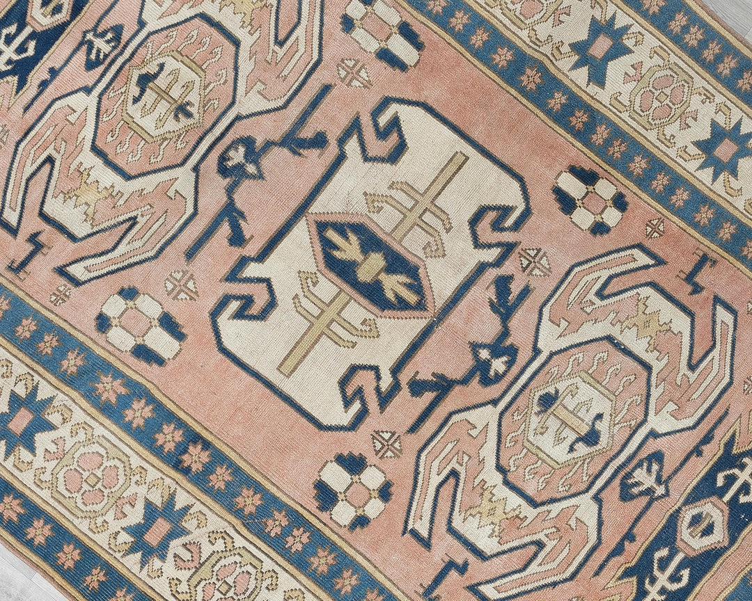 Neutral Oushak Rug 6' 7" x 8' 6" | No. VR16161