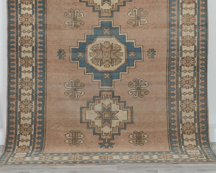 Neutral Oushak Rug 6' 2" x 8' 2" | No. VR57618